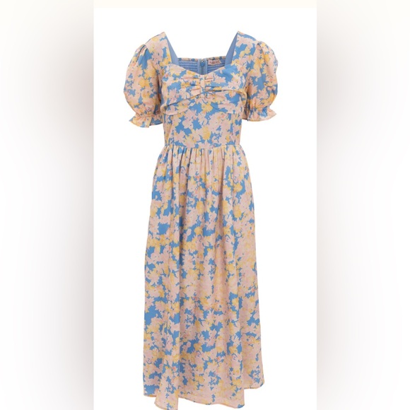 Ivy City Co Pink and Blue Mila Sundress SZ XXS NWT - Picture 4 of 7